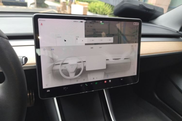 Used Tesla Model 3 2019 Standard Range Rear-Drive Upgraded Version Audio And AC Panel