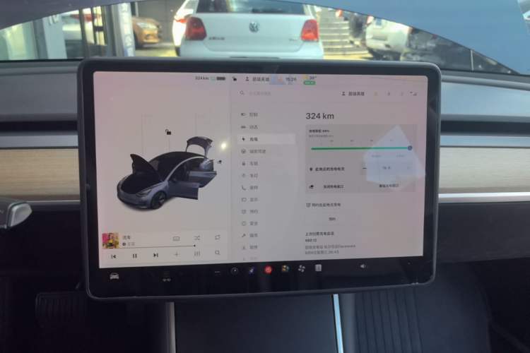 Used Tesla Model 3 2019 Standard Range Rear-Drive Upgraded Version Audio And AC Panel