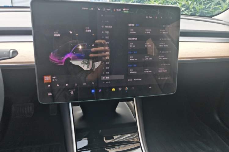 Used Tesla Model 3 2019 Standard Range Rear-Drive Upgraded Version Audio And AC Panel