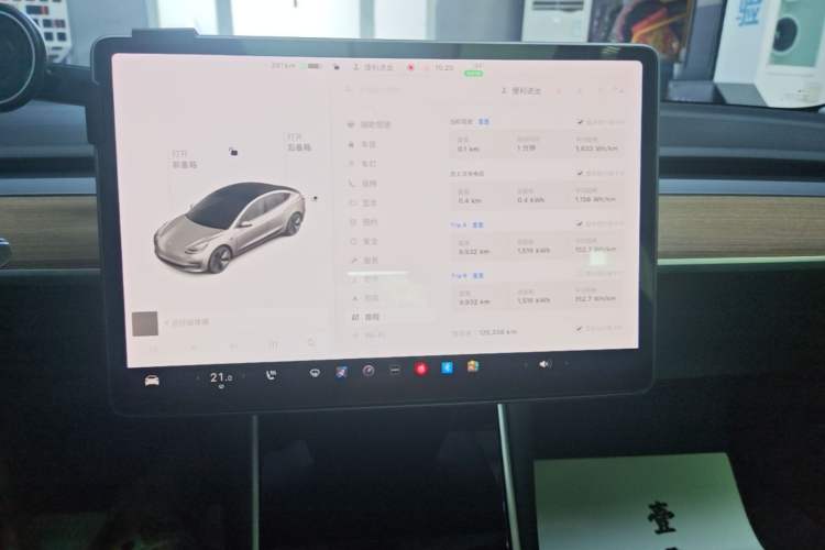 Used Tesla Model 3 2019 Standard Range Rear-Drive Upgraded Version Audio And AC Panel