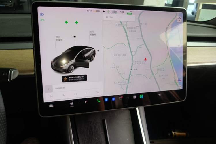 Used Tesla Model 3 2019 Standard Range Rear-Drive Upgraded Version Audio And AC Panel