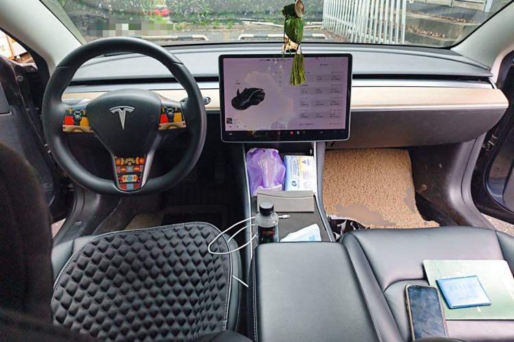 Used Tesla Model 3 2019 Long-Range All-Wheel-Drive Version Center Console