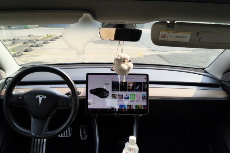 Used Tesla Model 3 2019 Long-Range All-Wheel-Drive Version Center Console