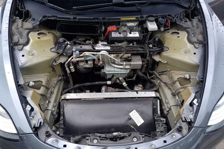 Used Tesla Model 3 2019 Long-Range Rear-Wheel-Drive Version Engine Bay