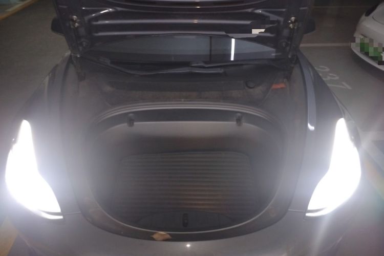 Used Tesla Model 3 2019 Long-Range All-Wheel-Drive Version Engine Bay