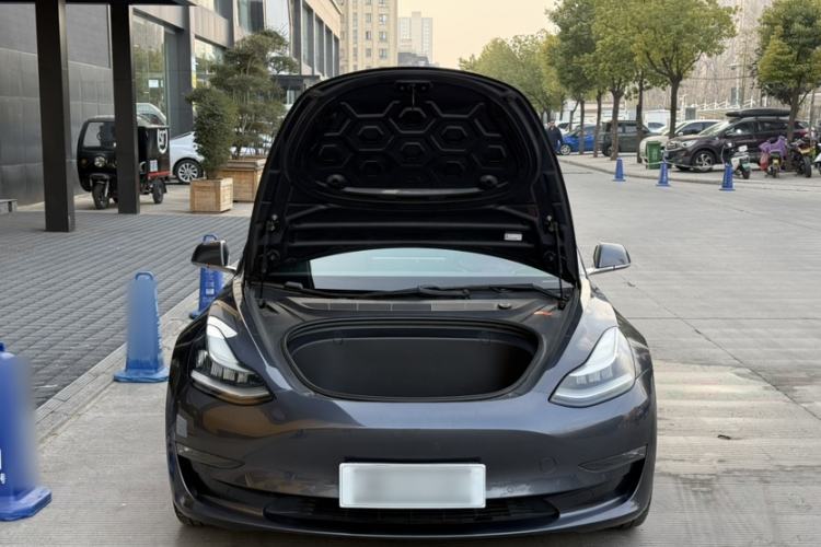 Used Tesla Model 3 2019 Long-Range Rear-Wheel-Drive Version Engine Bay