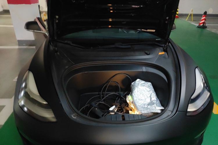 Used Tesla Model 3 2019 Long-Range All-Wheel-Drive Version Engine Bay
