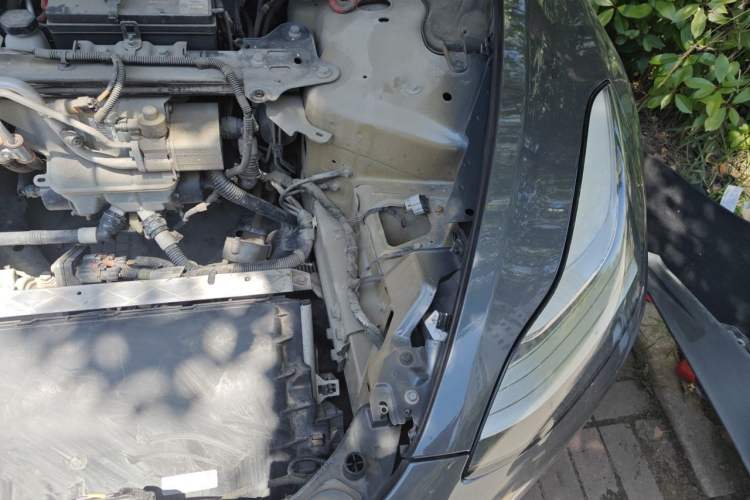 Used Tesla Model 3 2019 Long-Range Rear-Wheel-Drive Version Engine Bay Left