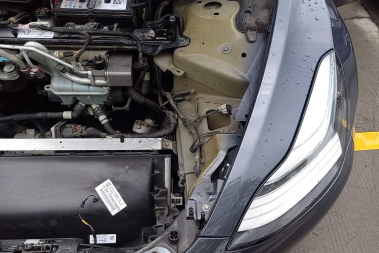 Used Tesla Model 3 2019 Long-Range Rear-Wheel-Drive Version Engine Bay Left