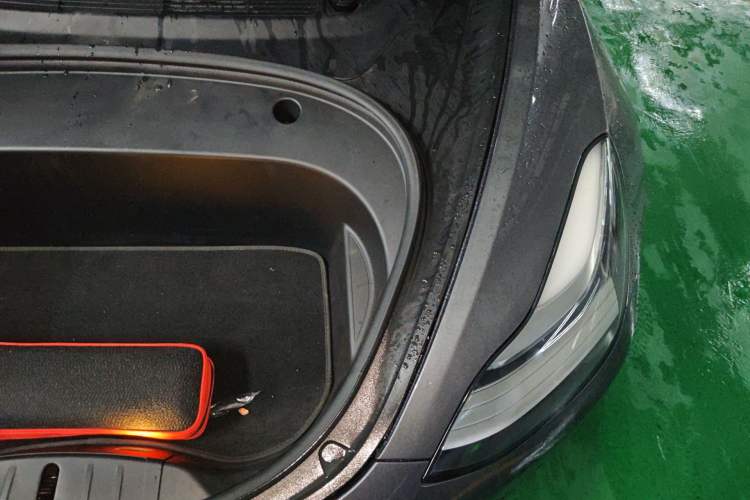 Used Tesla Model 3 2019 Long-Range Rear-Wheel-Drive Version Engine Bay Left