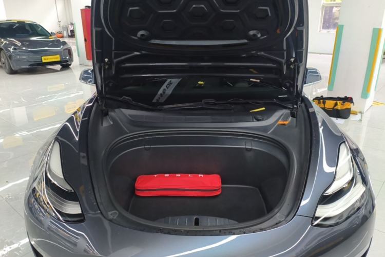 Used Tesla Model 3 2019 Long-Range Rear-Wheel-Drive Version Engine Bay