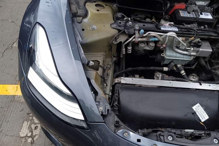 Used Tesla Model 3 2019 Long-Range Rear-Wheel-Drive Version Engine Bay Right
