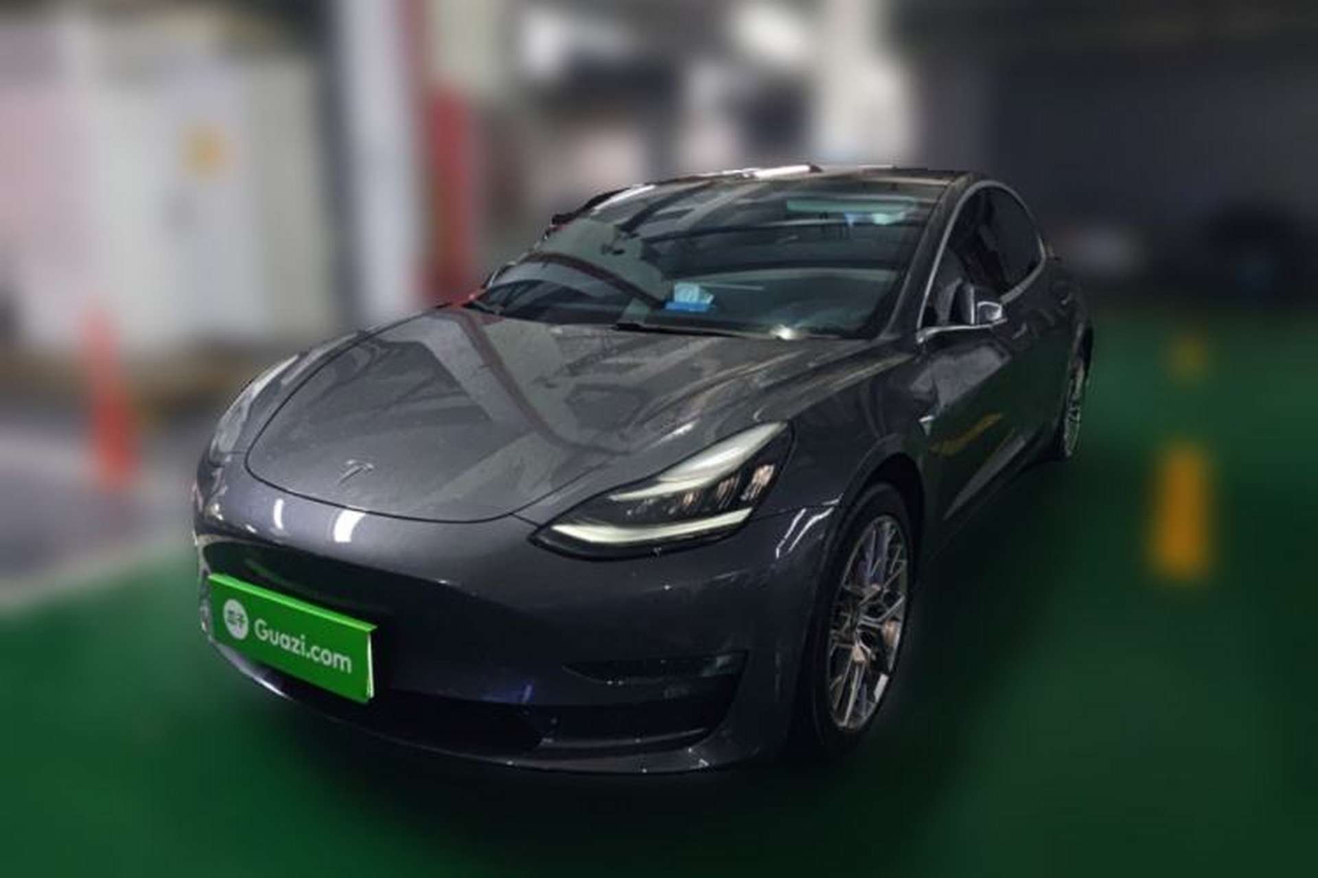 Used Tesla Model 3 2019 Long-Range Rear-Wheel-Drive Version Front Left 45 Deg