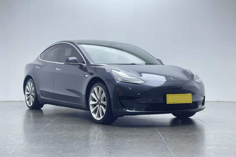 Used Tesla Model 3 2019 Standard Range Rear-Drive Upgraded Version Front Right 45 Deg