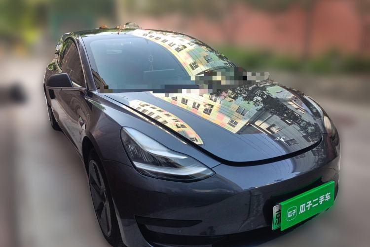 Used Tesla Model 3 2019 Standard Range Rear-Drive Upgraded Version Front Right 45 Deg