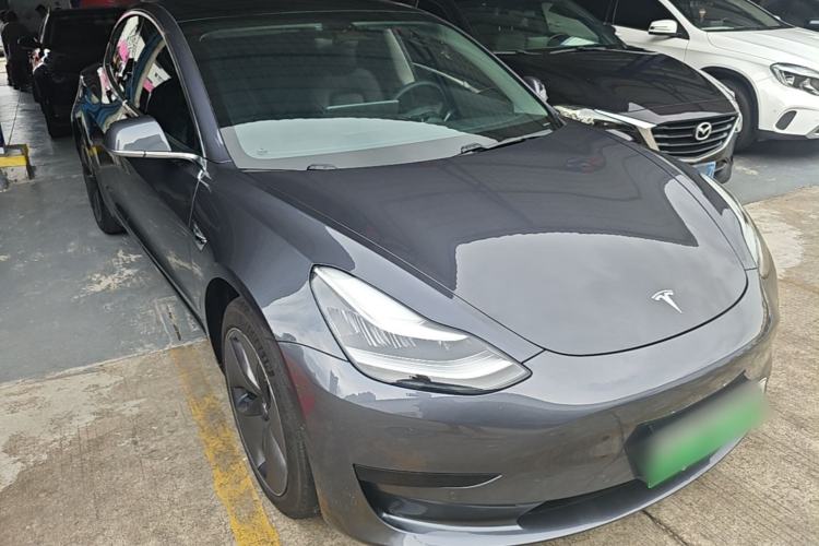 Used Tesla Model 3 2019 Standard Range Rear-Drive Upgraded Version Front Right 45 Deg