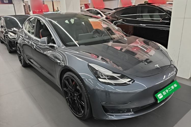 Used Tesla Model 3 2019 Performance High-Performance All-Wheel-Drive Version Front Right 45 Deg