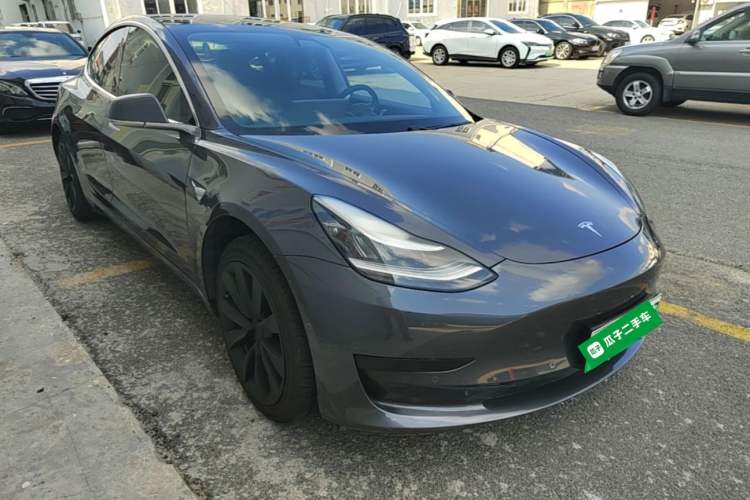 Used Tesla Model 3 2019 Standard Range Rear-Drive Upgraded Version Front Right 45 Deg