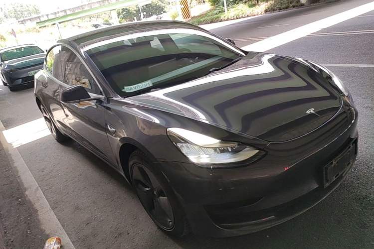 Used Tesla Model 3 2019 Standard Range Rear-Drive Upgraded Version Front Right 45 Deg