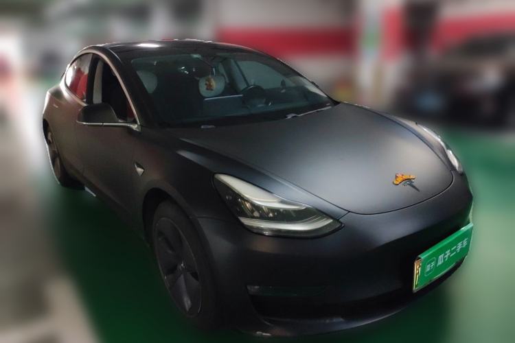 Used Tesla Model 3 2019 Long-Range All-Wheel-Drive Version Front Right 45 Deg