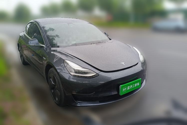 Used Tesla Model 3 2019 Long-Range Rear-Wheel-Drive Version Front Right 45 Deg
