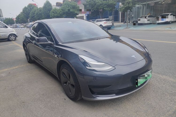 Used Tesla Model 3 2019 Standard Range Rear-Drive Upgraded Version Front Right 45 Deg