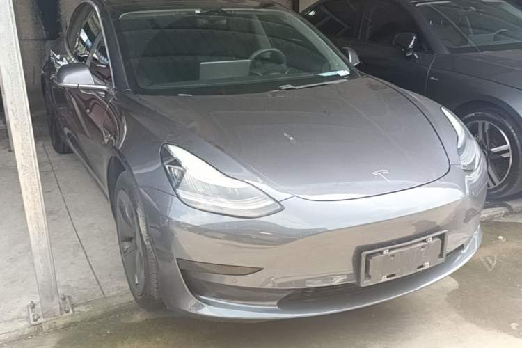 Used Tesla Model 3 2019 Standard Range Rear-Drive Upgraded Version Front Right 45 Deg