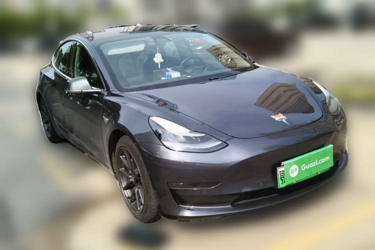 Used Tesla Model 3 2019 Long-Range All-Wheel-Drive Version Front Right 45 Deg