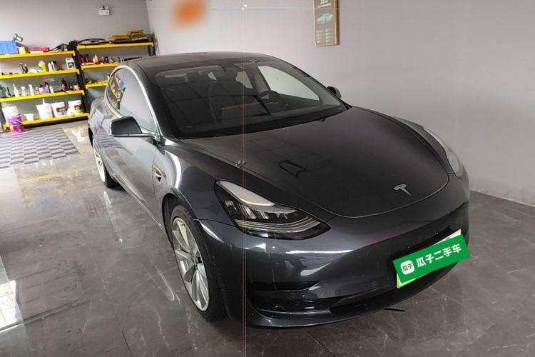 Used Tesla Model 3 2019 Standard Range Rear-Drive Upgraded Version Front Right 45 Deg