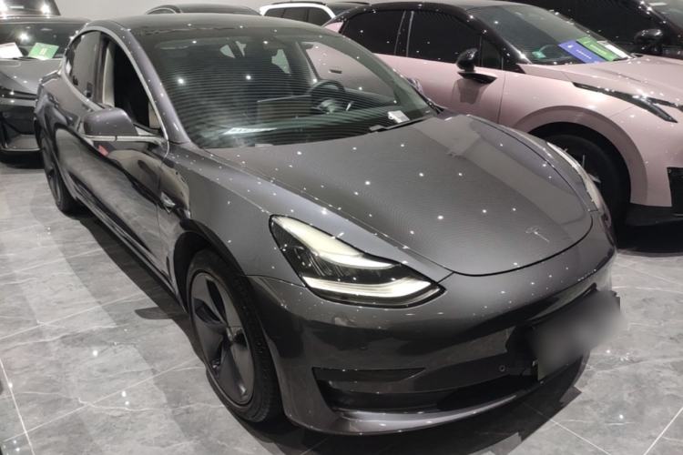 Used Tesla Model 3 2019 Standard Range Rear-Drive Upgraded Version Front Right 45 Deg