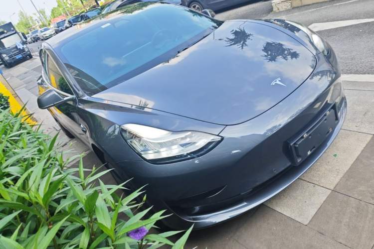 Used Tesla Model 3 2019 Standard Range Rear-Drive Upgraded Version Front Right 45 Deg