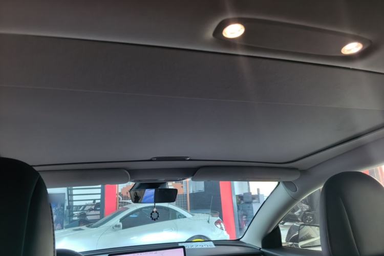 Used Tesla Model 3 2019 Long-Range Rear-Wheel-Drive Version Headliner