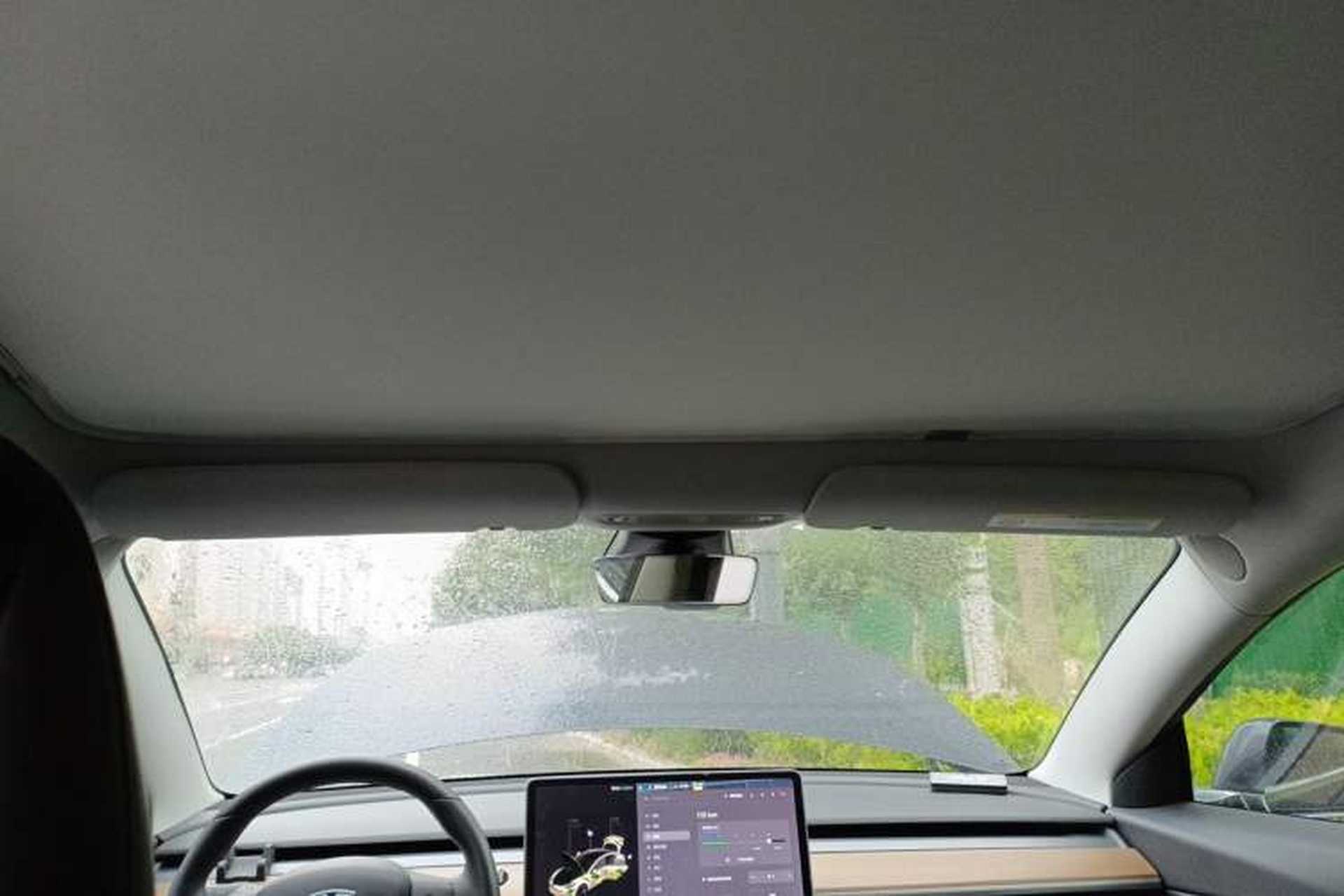 Used Tesla Model 3 2019 Long-Range Rear-Wheel-Drive Version Headliner