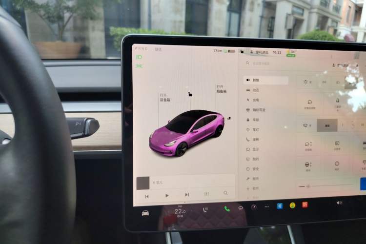 Used Tesla Model 3 2019 Standard Range Rear-Wheel Drive Upgraded Version (60 kWh) Instrument Cluster