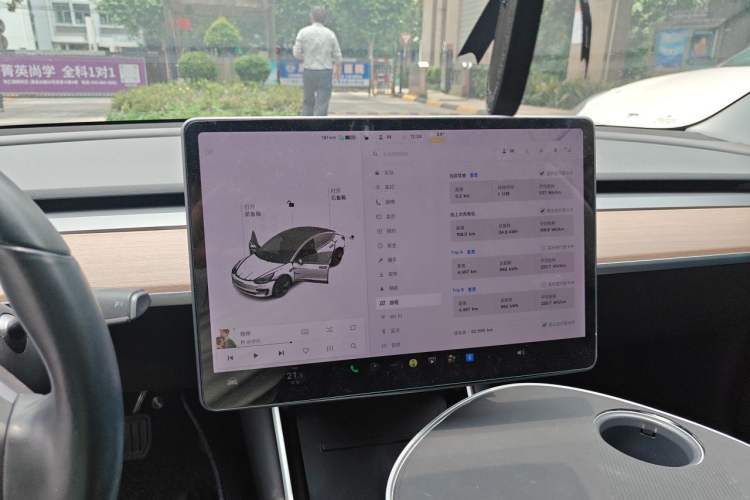 Used Tesla Model 3 2019 Long-Range All-Wheel-Drive Version Instrument Cluster