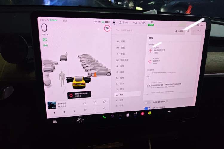 Used Tesla Model 3 2019 Long-Range Rear-Wheel-Drive Version Instrument Cluster