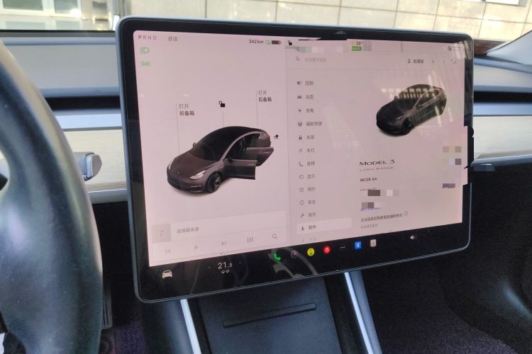 Used Tesla Model 3 2019 Long-Range Rear-Wheel-Drive Version Instrument Cluster