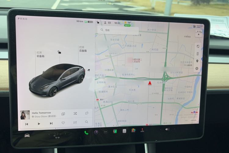Used Tesla Model 3 2019 Standard Range Rear-Drive Upgraded Version Instrument Cluster