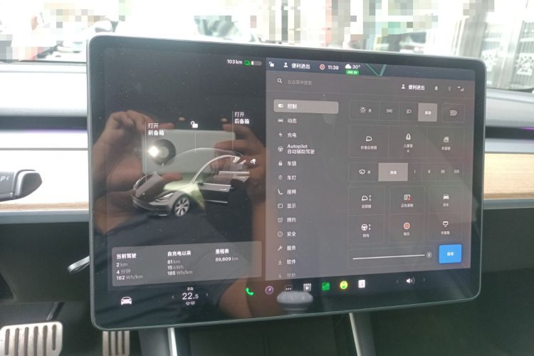 Used Tesla Model 3 2019 Performance High-Performance All-Wheel-Drive Version Instrument Cluster