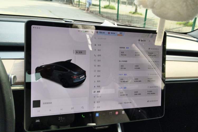 Used Tesla Model 3 2019 Long-Range All-Wheel-Drive Version Instrument Cluster