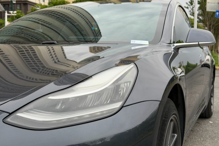 Used Tesla Model 3 2019 Long-Range Rear-Wheel-Drive Version Left Front Headlight
