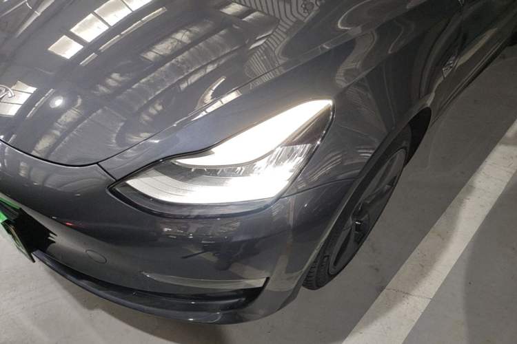 Used Tesla Model 3 2019 Long-Range Rear-Wheel-Drive Version Left Front Headlight