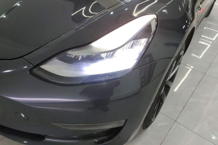 Used Tesla Model 3 2019 Long-Range Rear-Wheel-Drive Version Left Front Headlight