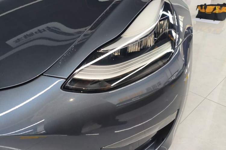 Used Tesla Model 3 2019 Long-Range Rear-Wheel-Drive Version Left Front Headlight