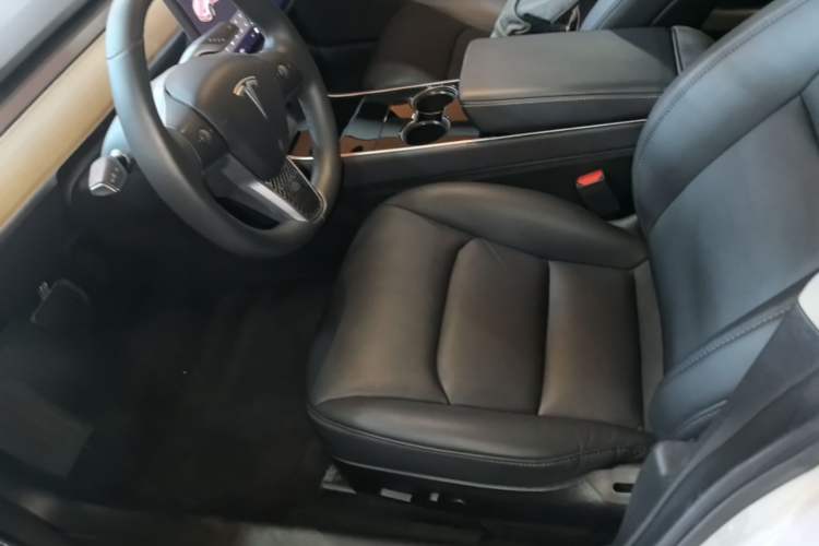 Used Tesla Model 3 2019 Long-Range Rear-Wheel-Drive Version Left Front Seat
