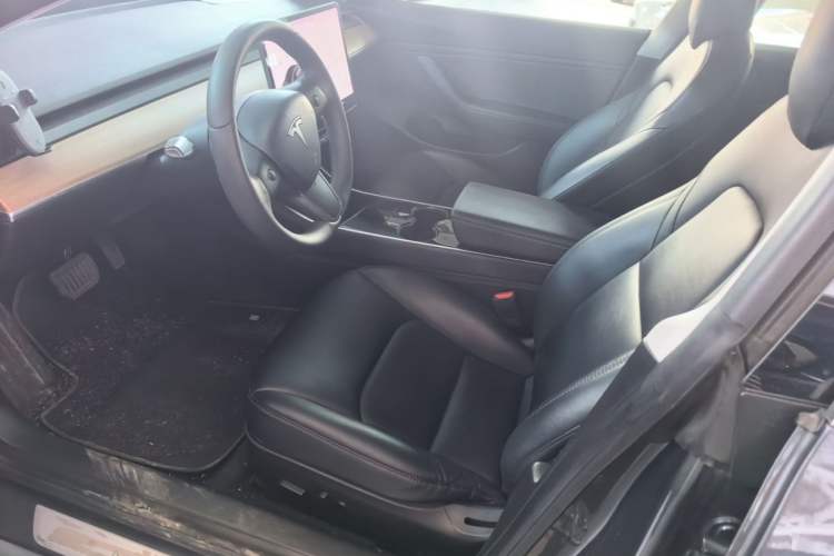 Used Tesla Model 3 2019 Long-Range Rear-Wheel-Drive Version Left Front Seat