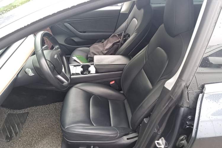 Used Tesla Model 3 2019 Long-Range Rear-Wheel-Drive Version Left Front Seat
