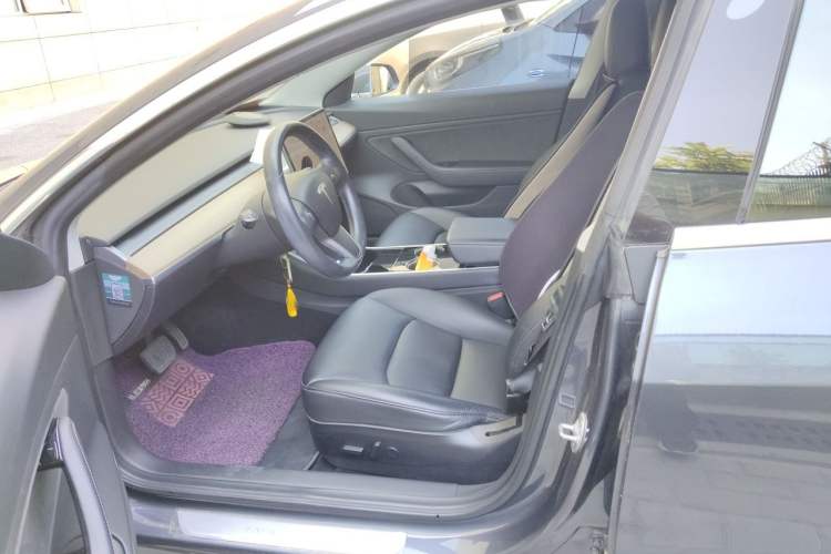 Used Tesla Model 3 2019 Long-Range Rear-Wheel-Drive Version Left Front Seat