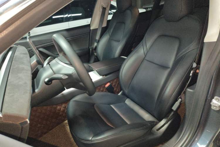 Used Tesla Model 3 2019 Long-Range All-Wheel-Drive Version Left Front Seat