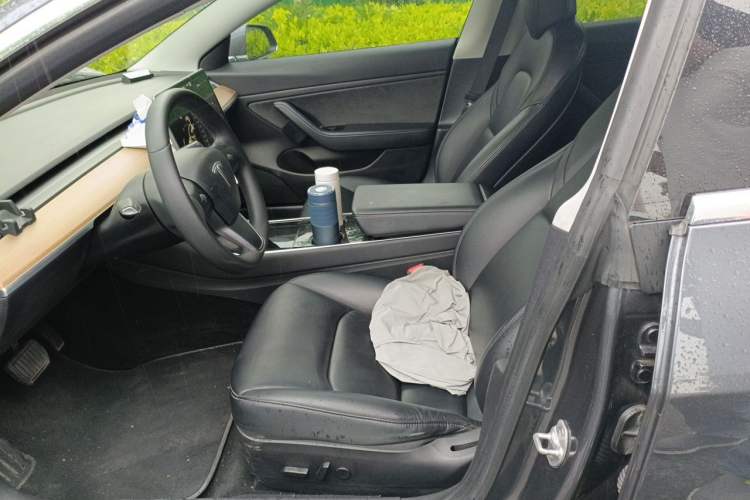 Used Tesla Model 3 2019 Long-Range Rear-Wheel-Drive Version Left Front Seat